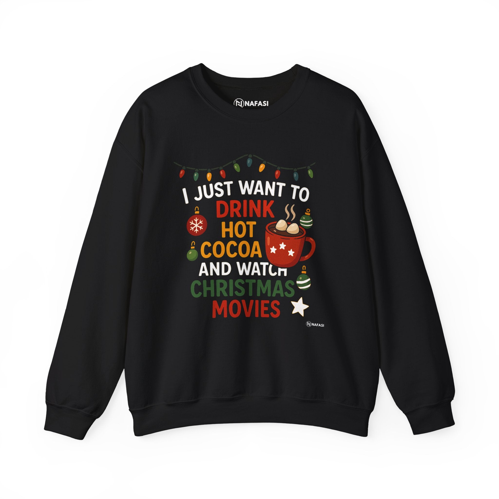 Christmas Movies Hot Cocoa Sweatshirt