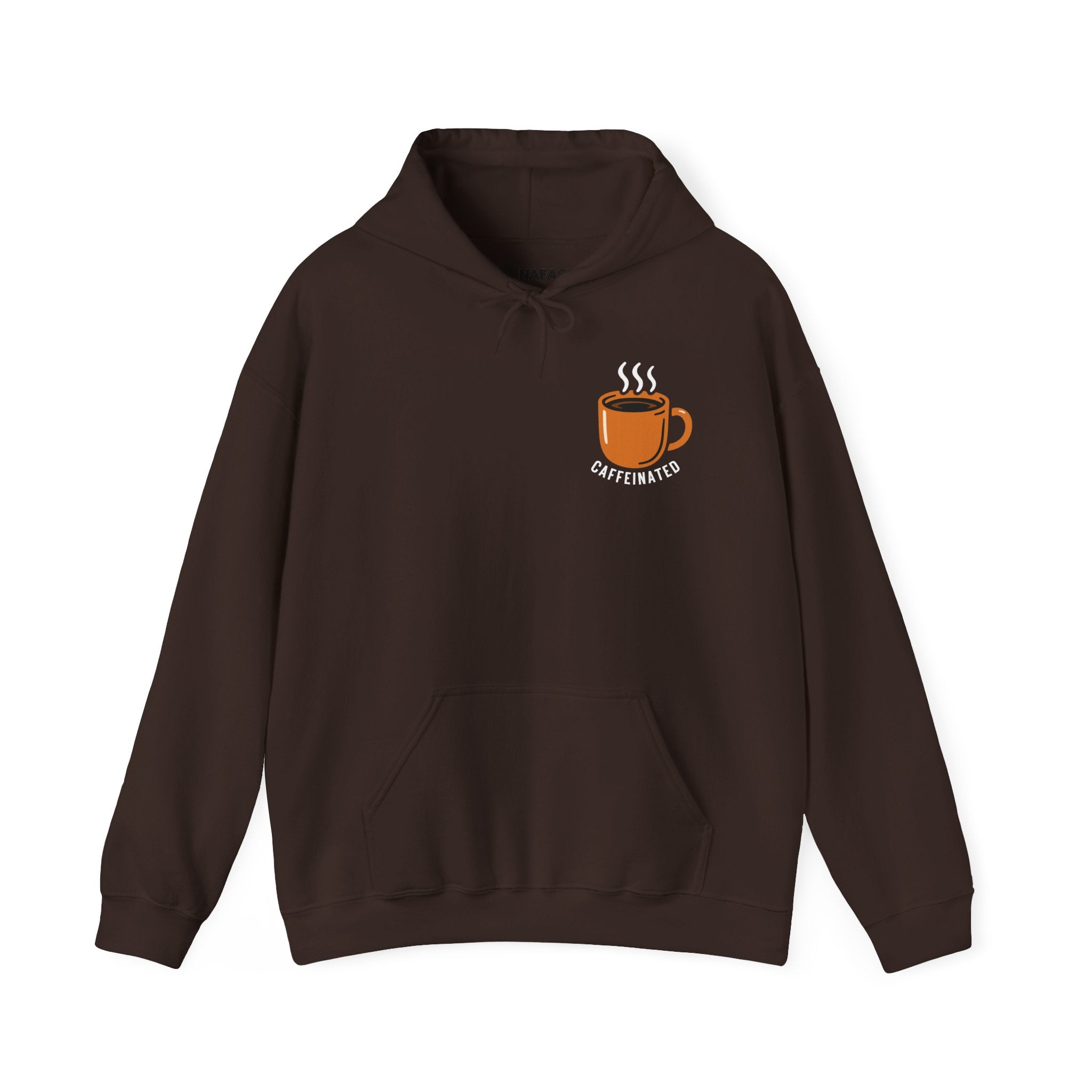 Hooded Sweatshirt - 'I wake up, caffeinate, and hope for the best'