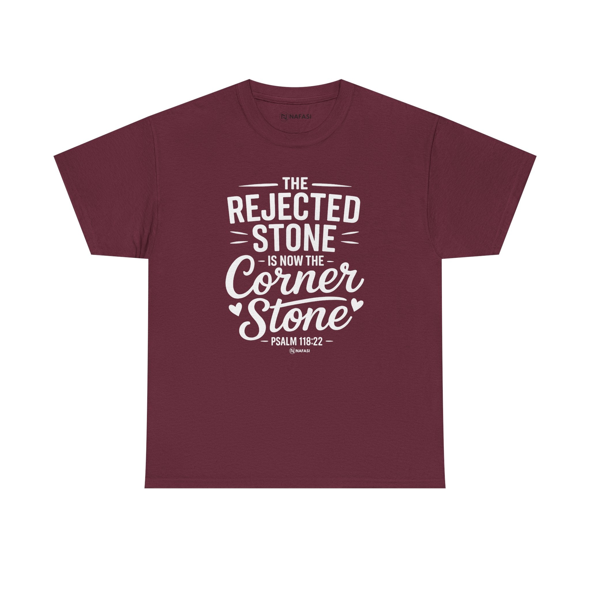 Christian Tee For Women - Rejected Stone CornerStone