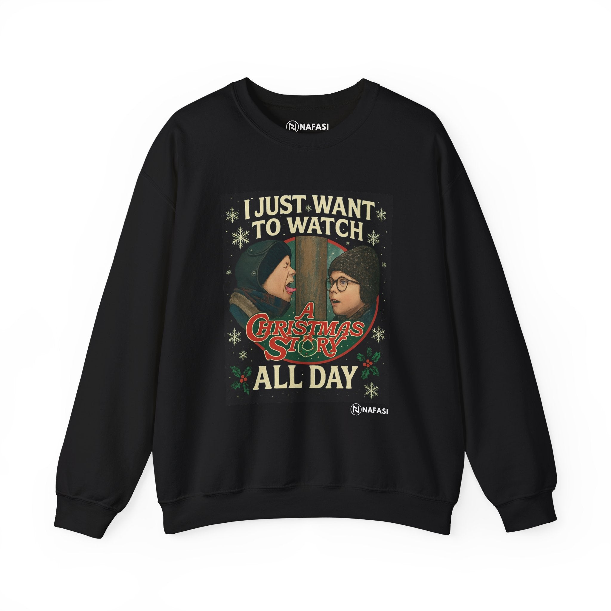 Christmas Movie Sweatshirt - Crewneck Sweatshirt