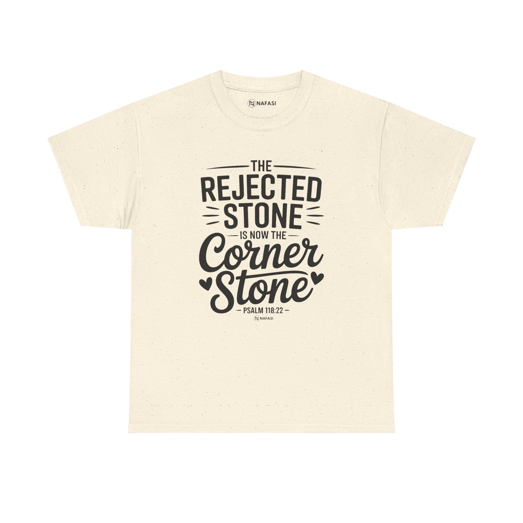 Christian Tee For Women - Rejected Stone CornerStone