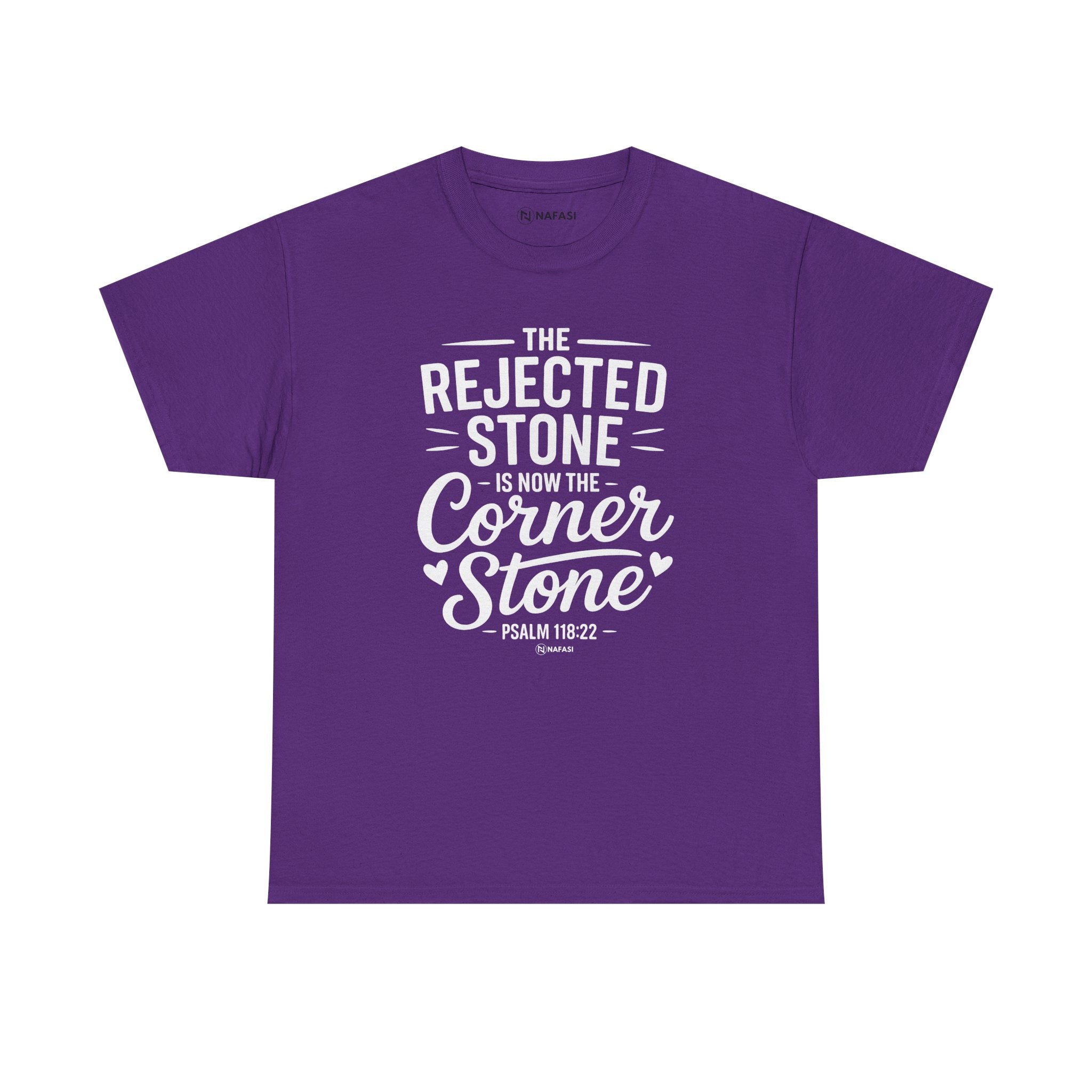 Christian Tee For Women - Rejected Stone CornerStone