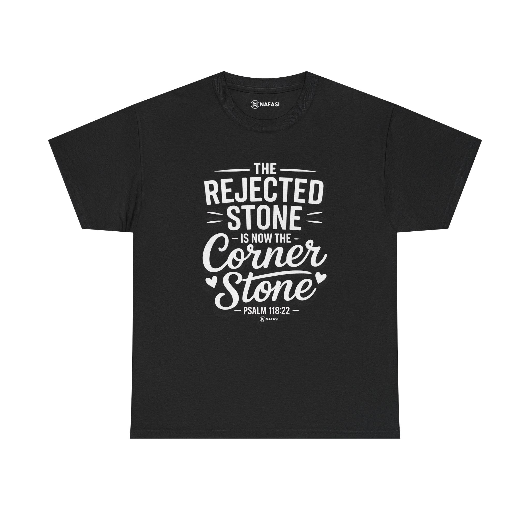 Christian Tee For Women - Rejected Stone CornerStone