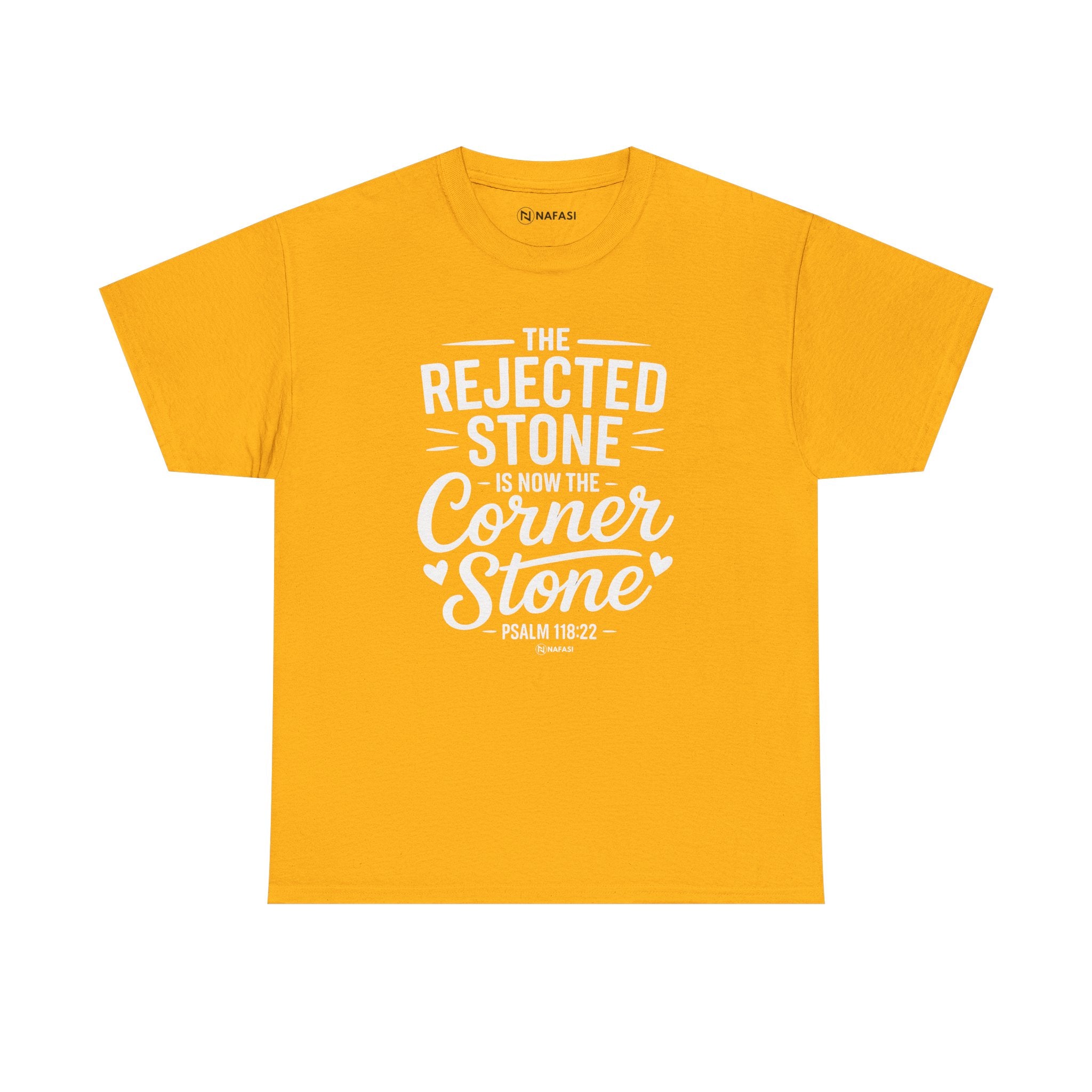 Christian Tee For Women - Rejected Stone CornerStone
