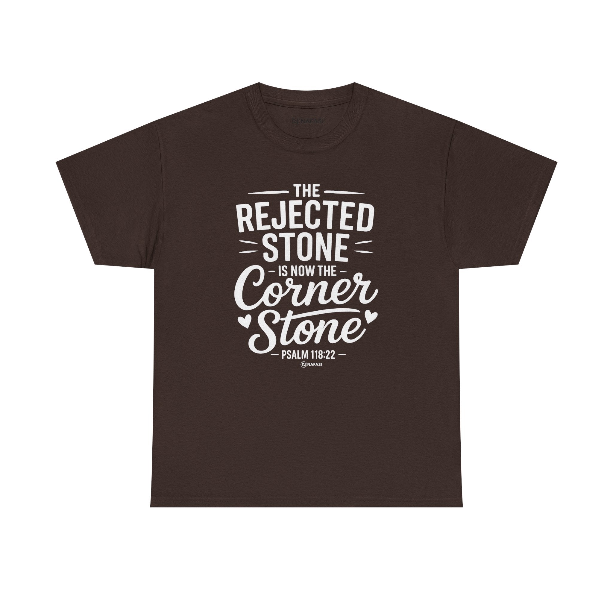 Christian Tee For Women - Rejected Stone CornerStone