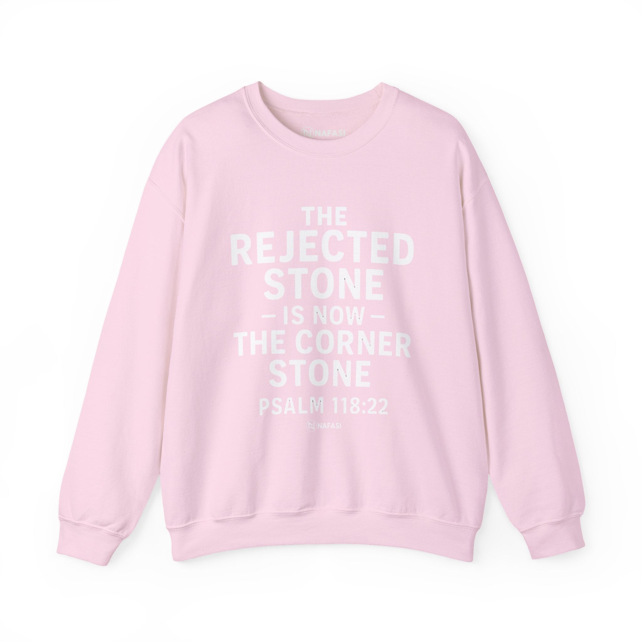 Christian Men Sweatshirt - Rejected Stone