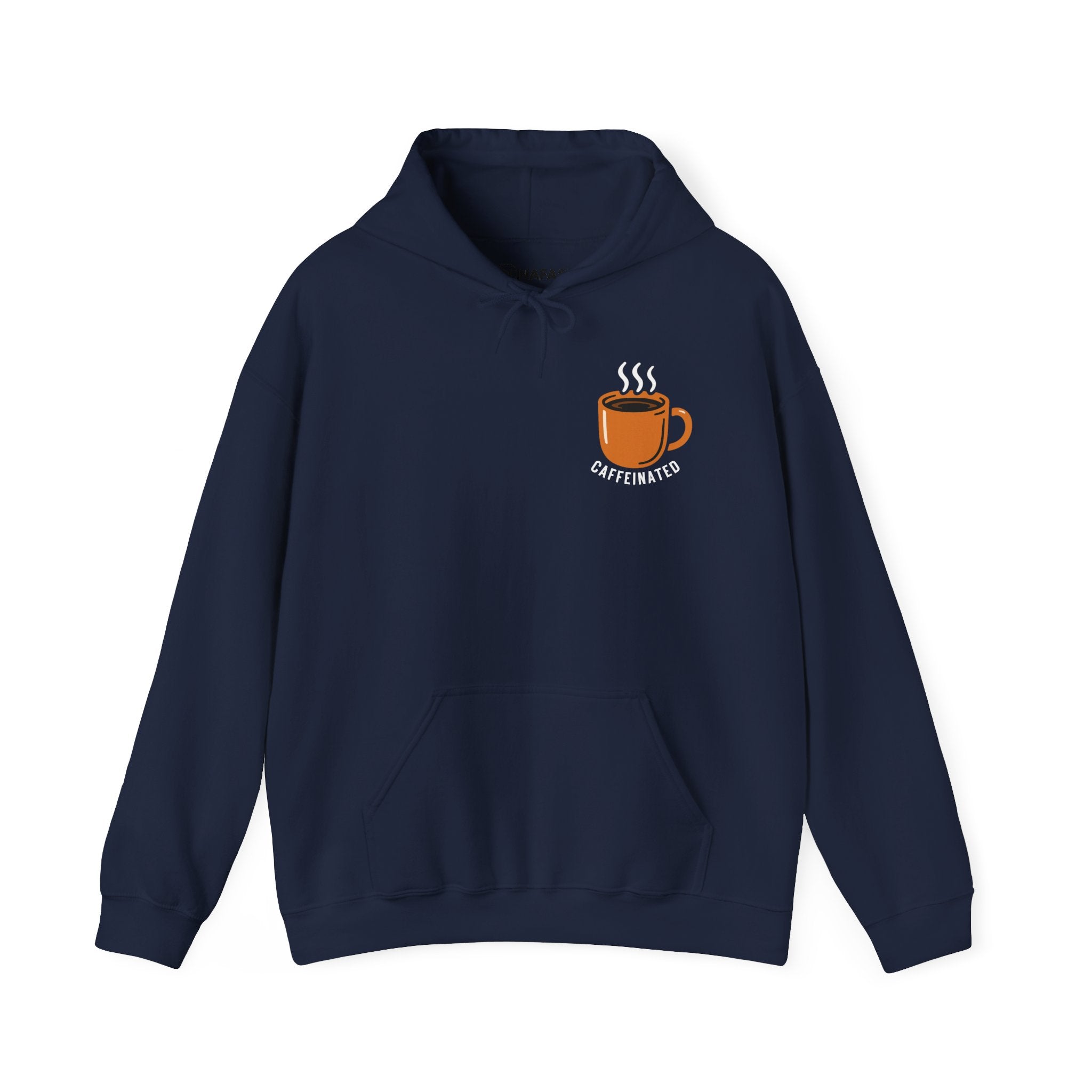 Hooded Sweatshirt - 'I wake up, caffeinate, and hope for the best'