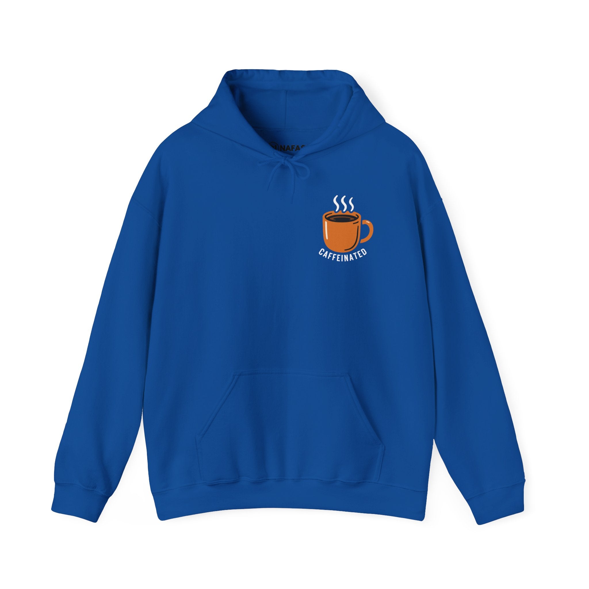 Hooded Sweatshirt - 'I wake up, caffeinate, and hope for the best'