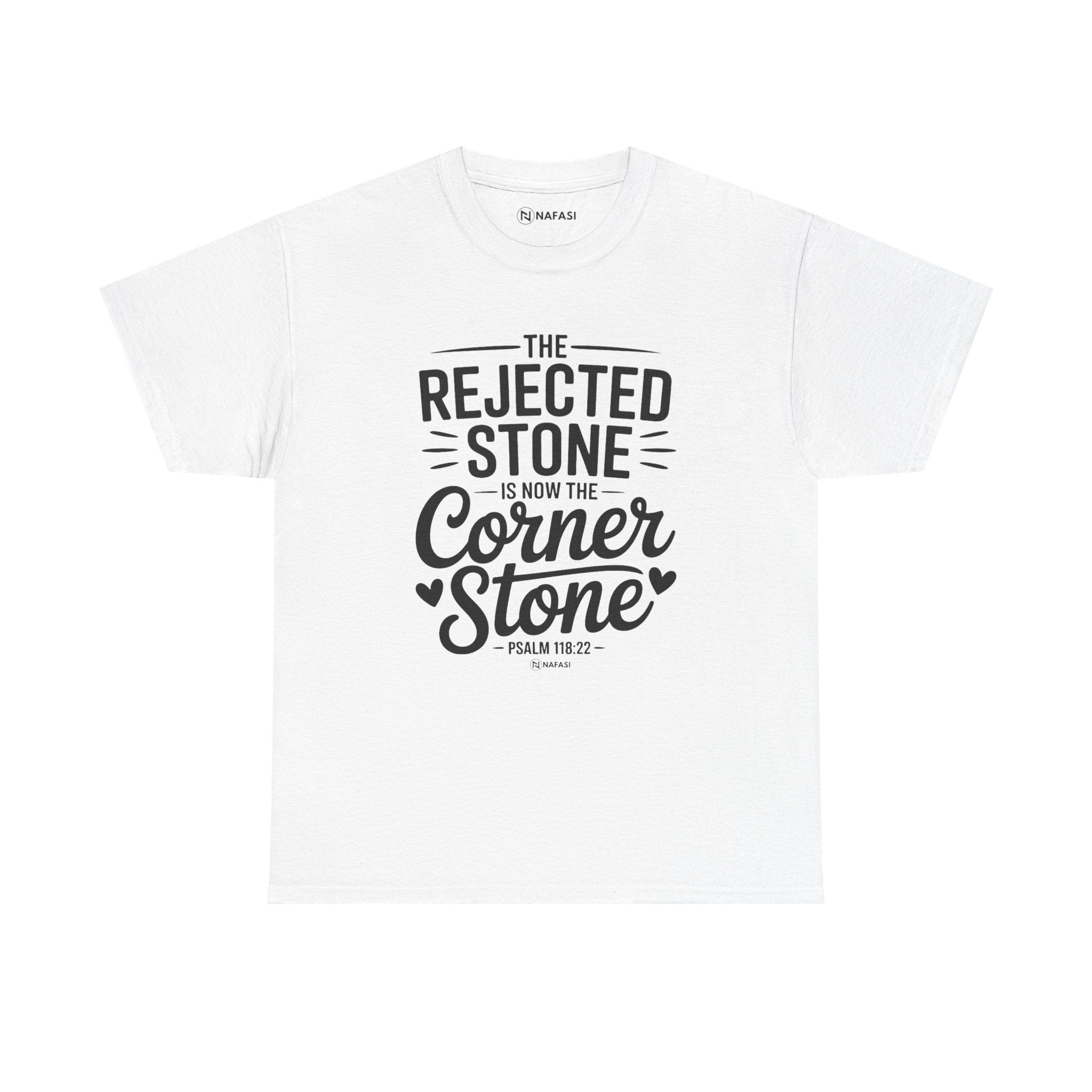 Christian Tee For Women - Rejected Stone CornerStone