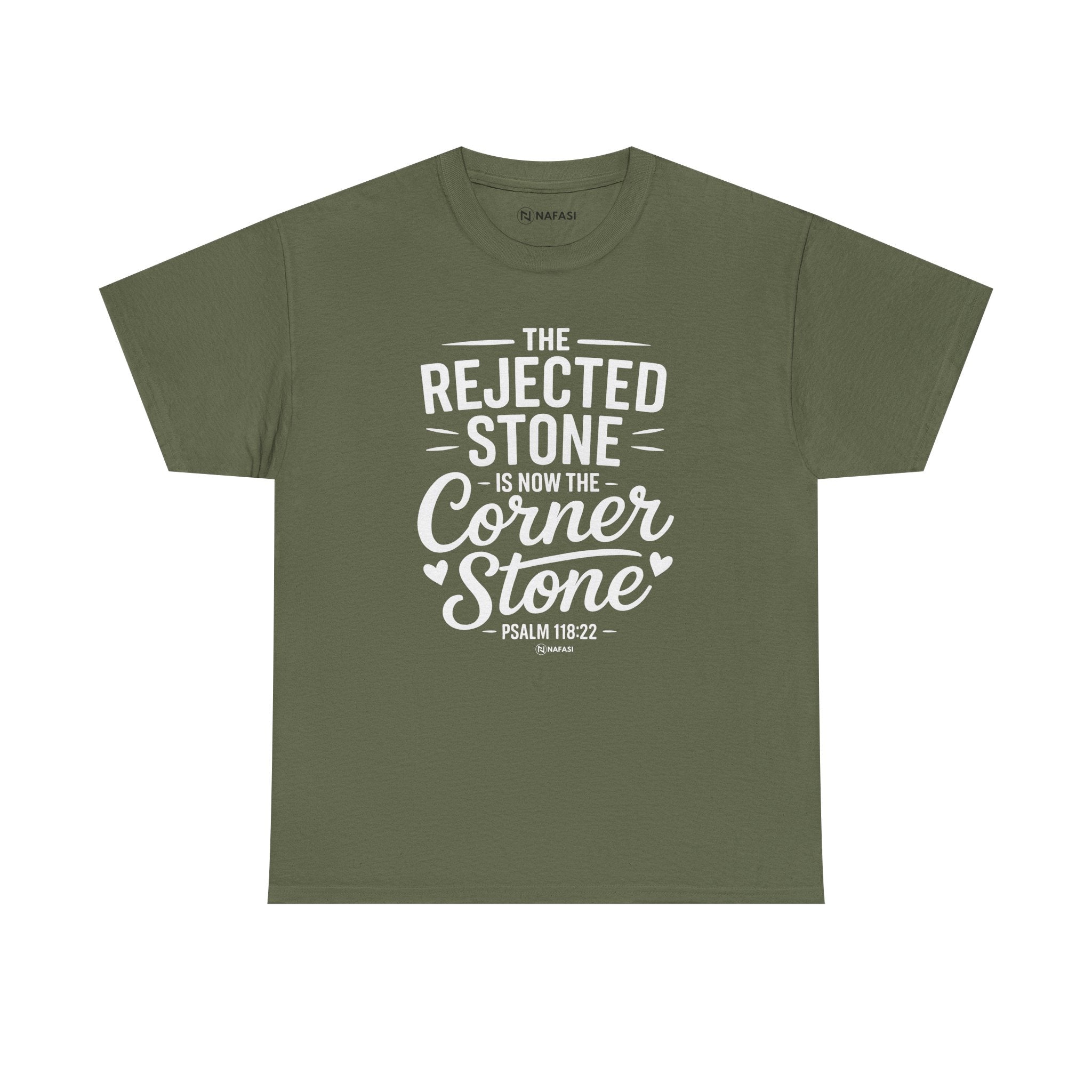 Christian Tee For Women - Rejected Stone CornerStone
