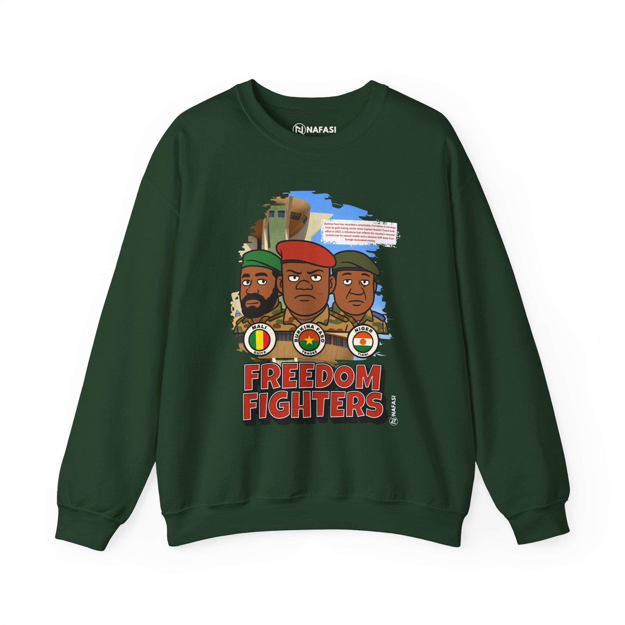 African Freedom Fighters Sweatshirt (Global Fulfillment)