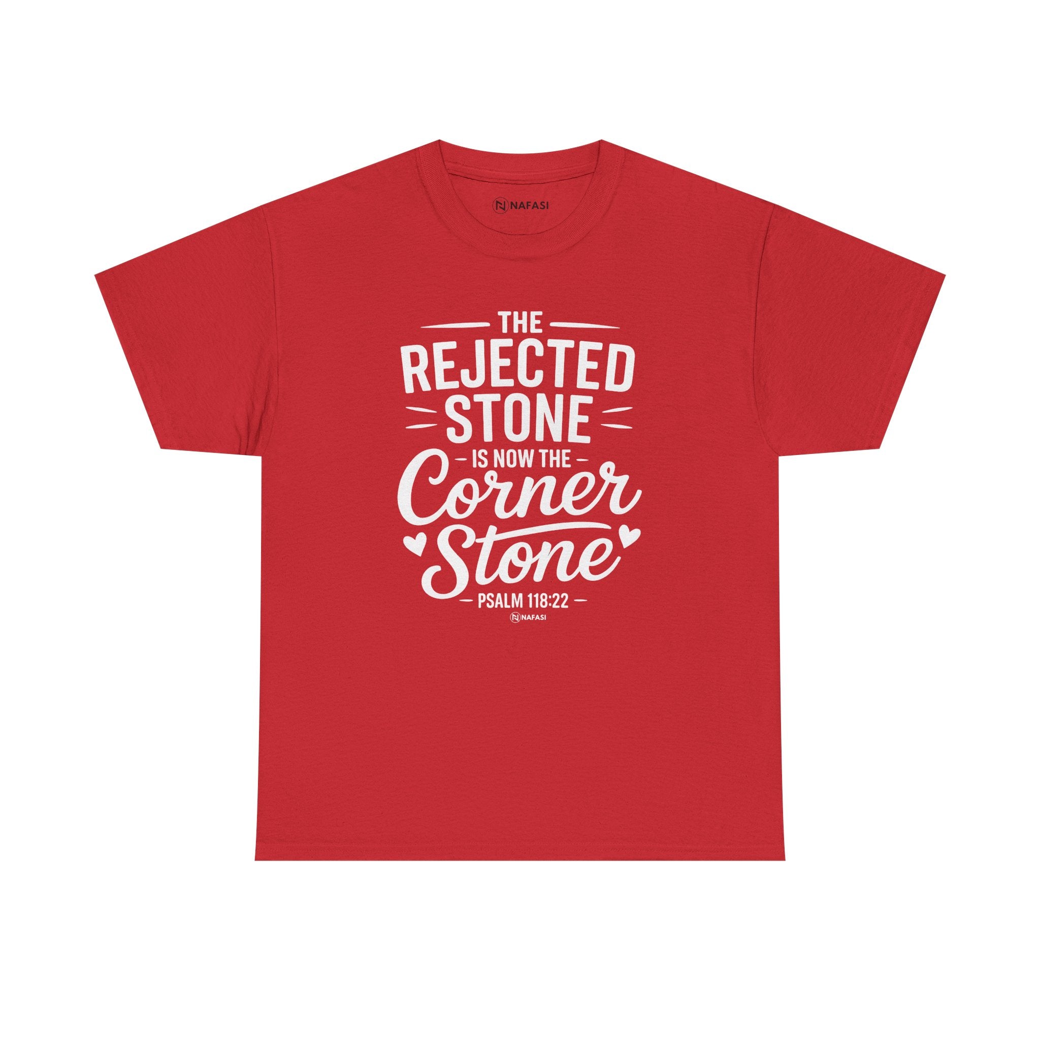 Christian Tee For Women - Rejected Stone CornerStone