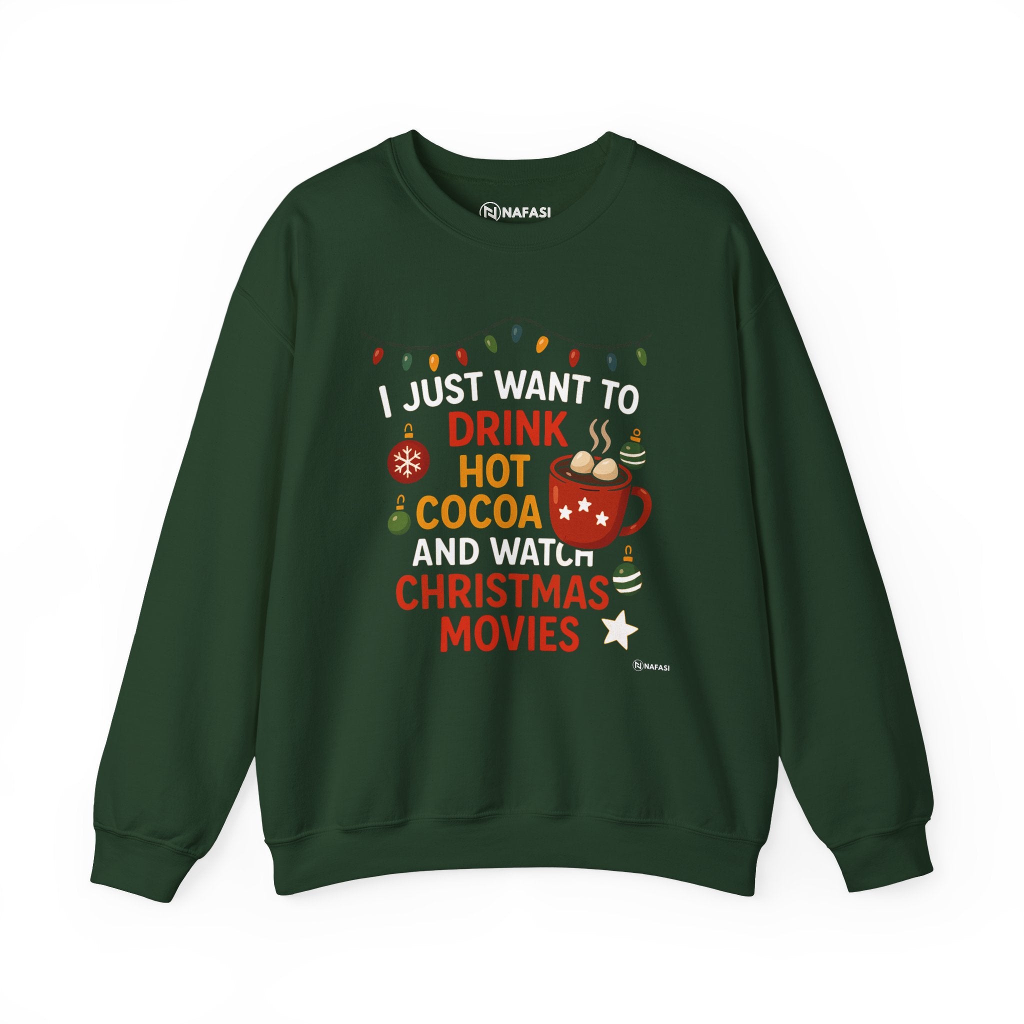Christmas Movies Hot Cocoa Sweatshirt