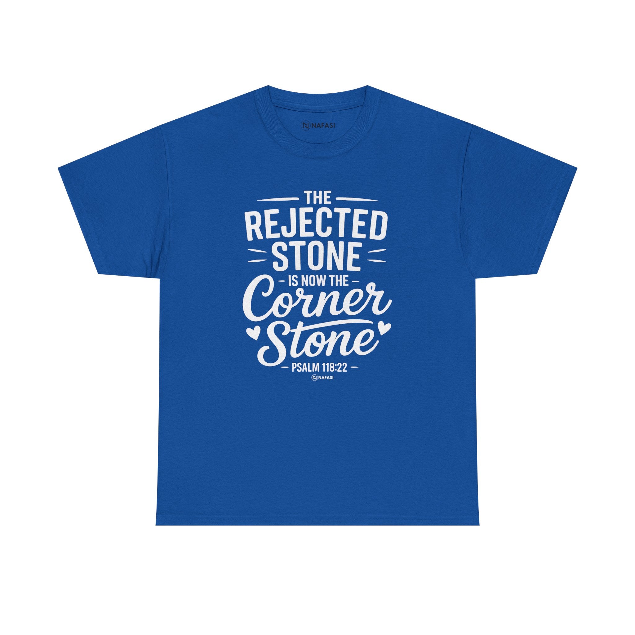 Christian Tee For Women - Rejected Stone CornerStone