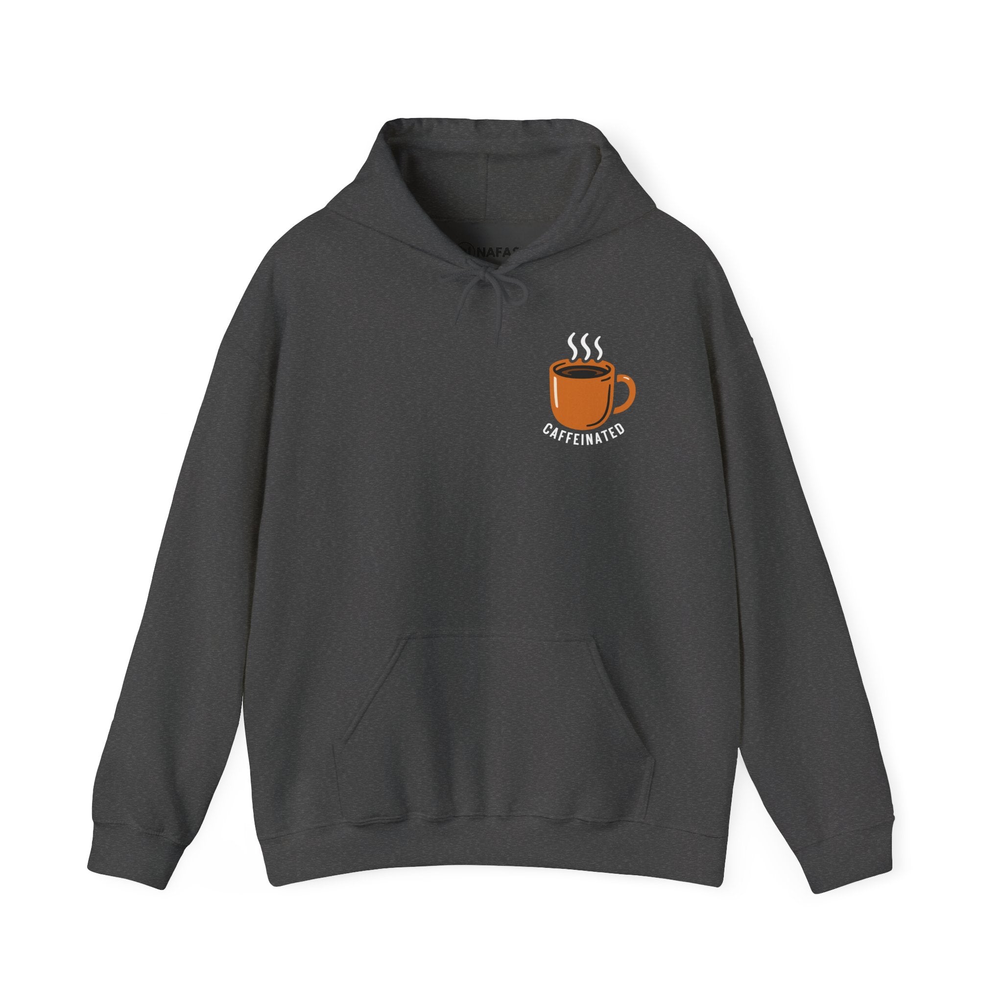 Hooded Sweatshirt - 'I wake up, caffeinate, and hope for the best'