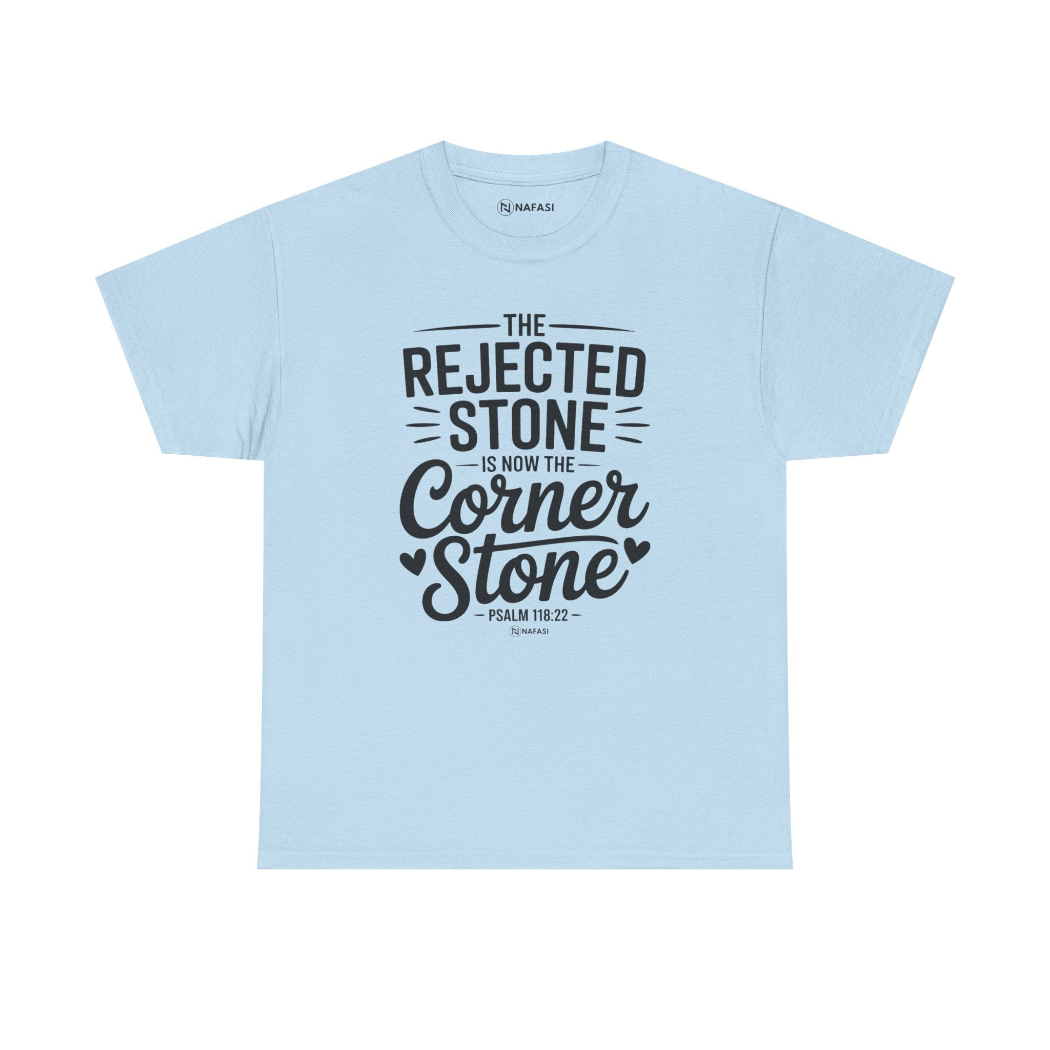 Christian Tee For Women - Rejected Stone CornerStone