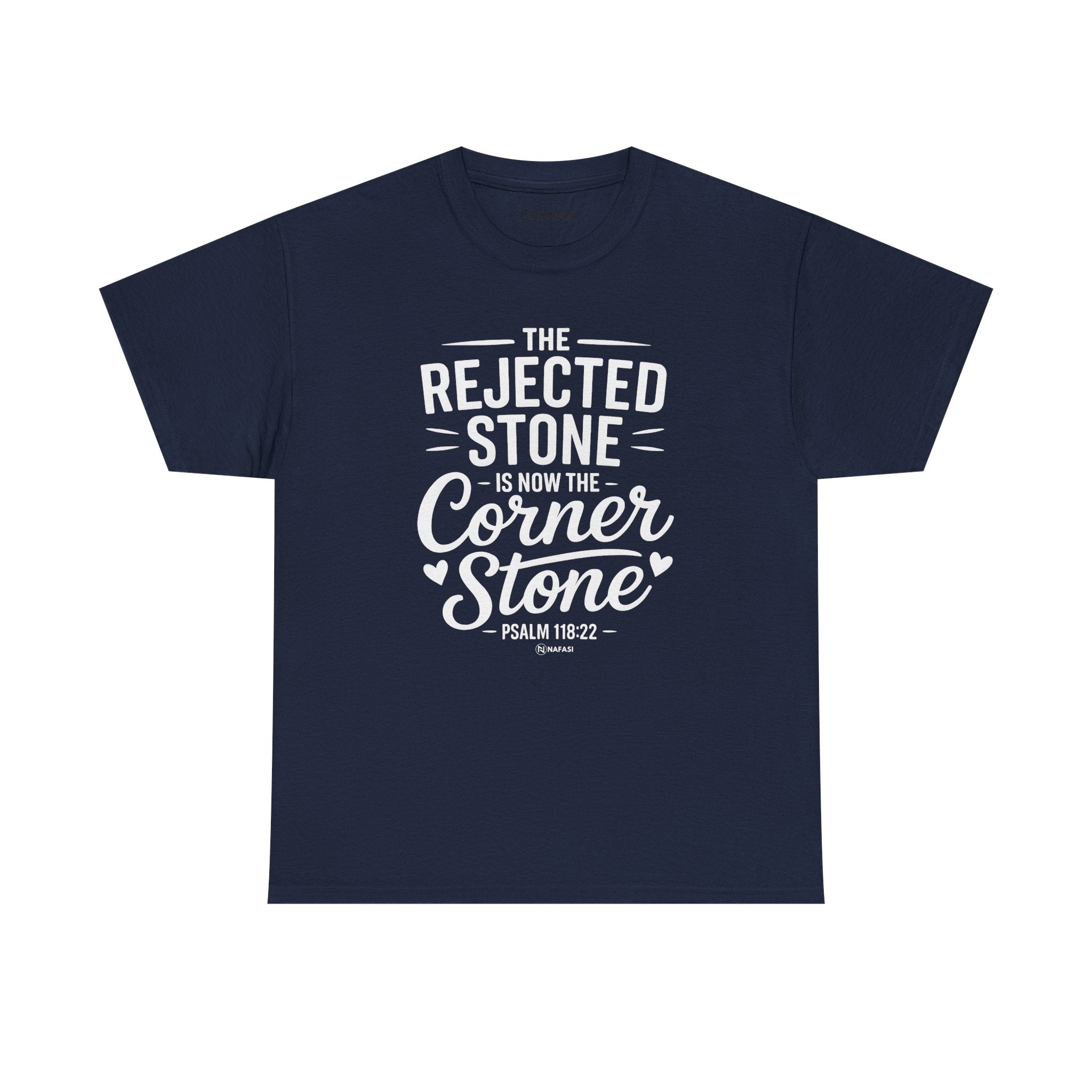Christian Tee For Women - Rejected Stone CornerStone