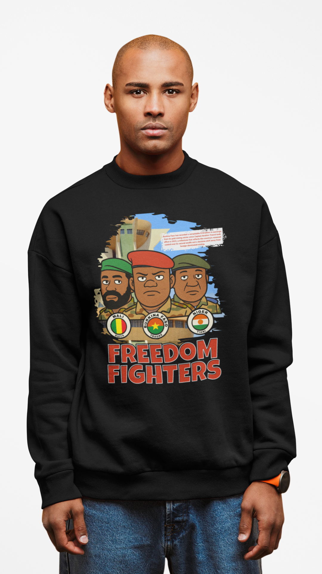 African Freedom Fighters Sweatshirt (Global Fulfillment)