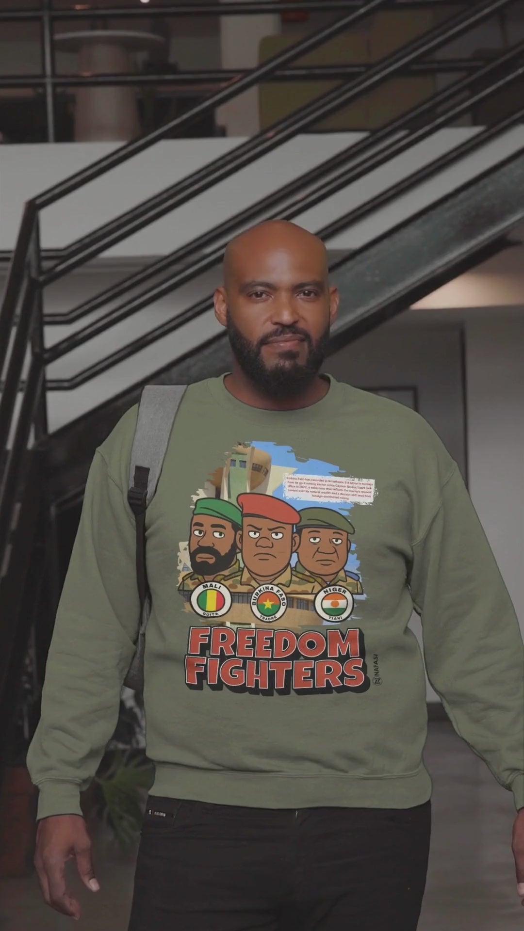 African Freedom Fighters Sweatshirt (Global Fulfillment)