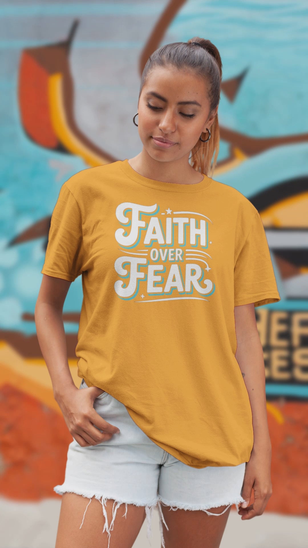 Faith Over Fear Women's Tee — (USA Fulfillment)