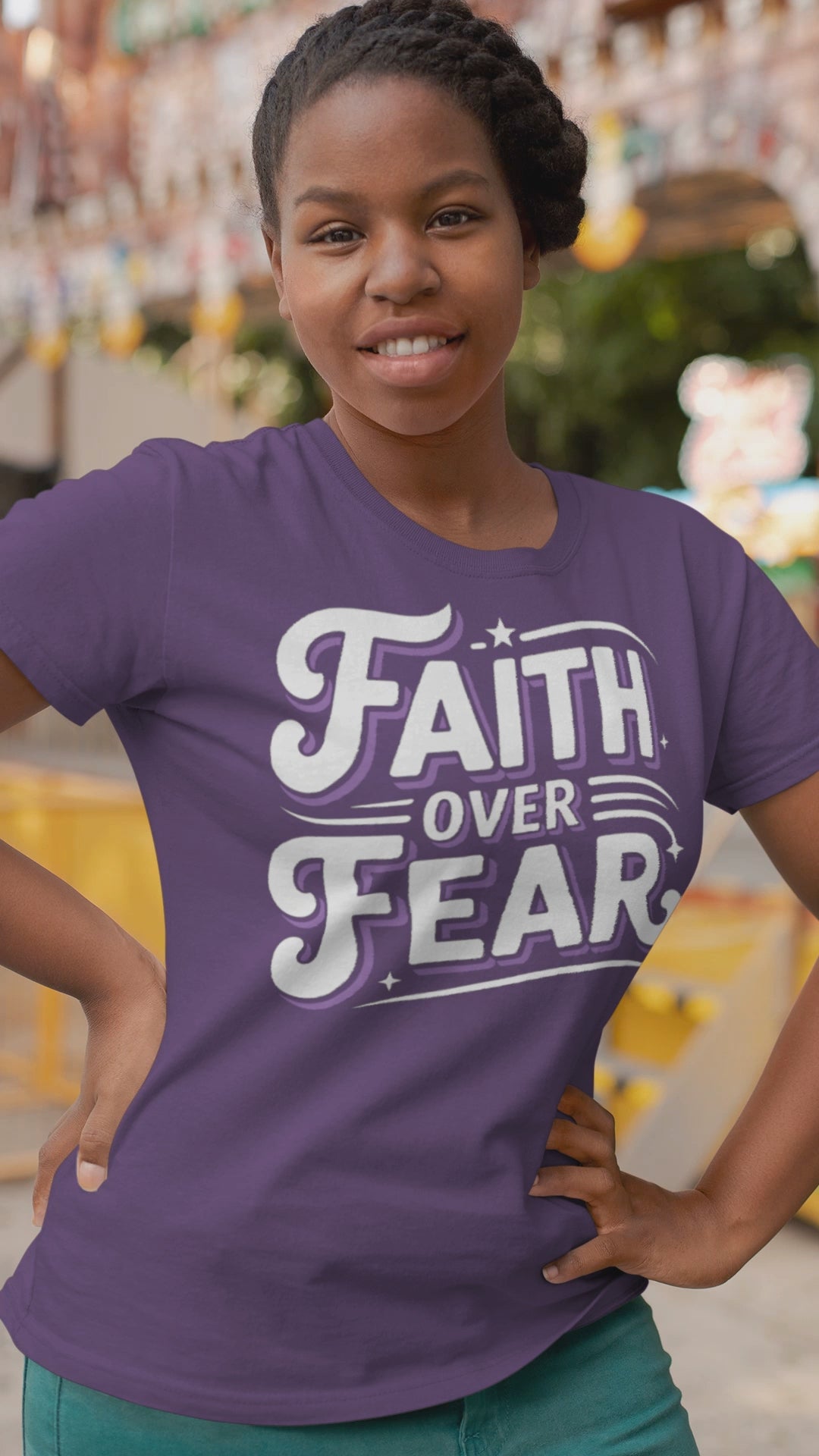 Faith Over Fear Women's Tee — (USA Fulfillment)