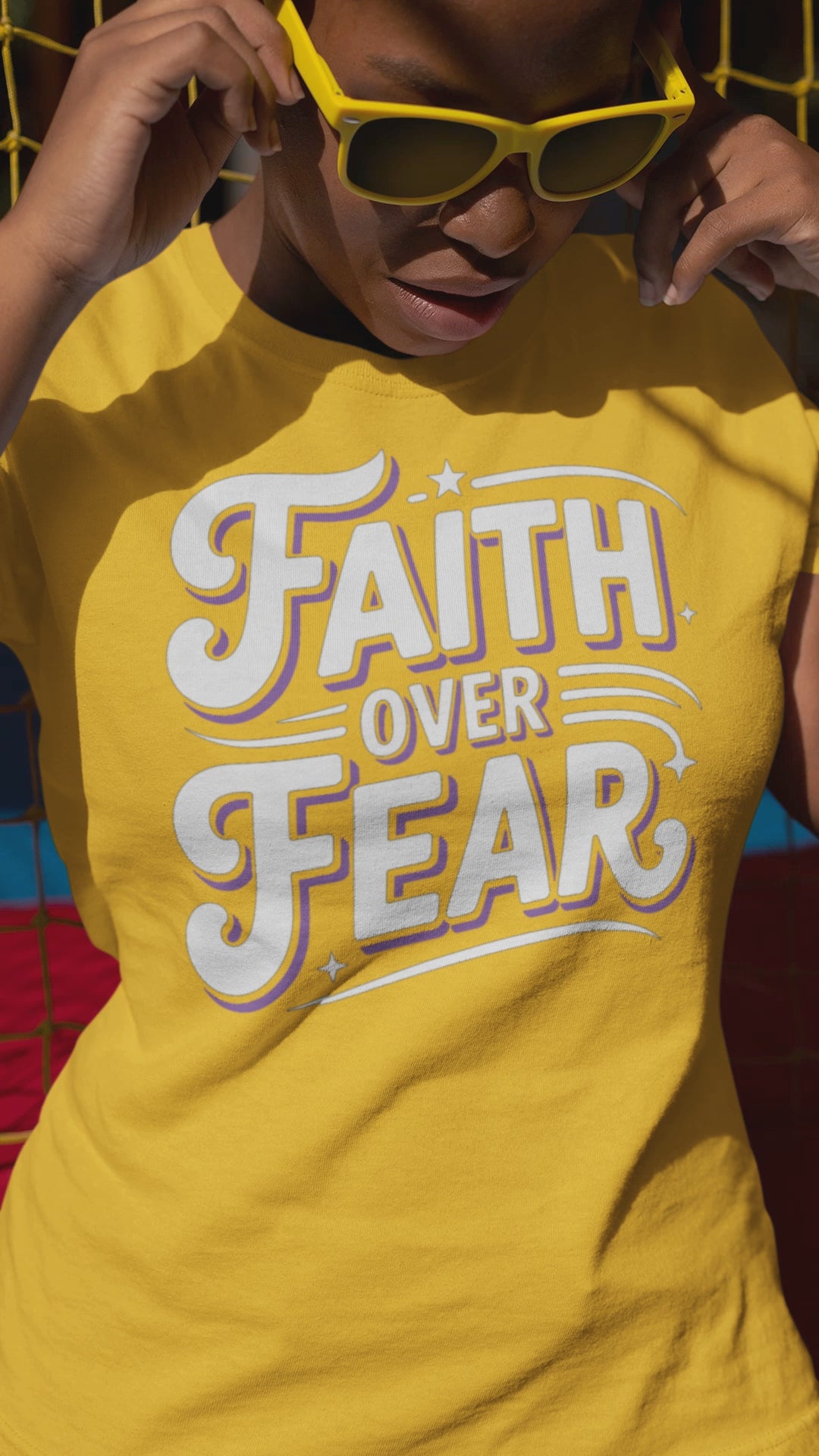 Faith Over Fear Women's Tee — (USA Fulfillment)