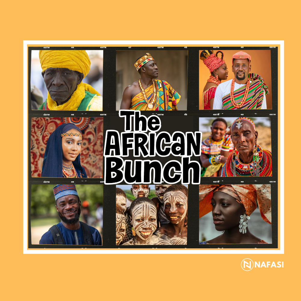 Diverse African Tribes T-Shirt (USA Filfillment)